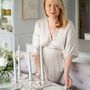 Table linen - Tablecloth Shiny Silver - 130 cm x 200 cm - ROSEBERRY HOME