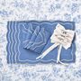 Table cloths - Tablecloth Toile de Jouy Blue - 160 cm - ROSEBERRY HOME