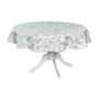 Table cloths - Tablecloth Toile de Jouy Green round - ⌀ 140 cm - ROSEBERRY HOME