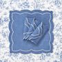 Table cloths - Tablecloth Toile de Jouy Blue - ROSEBERRY HOME