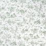 Linge de table textile - Nappe de table Toile de Jouy Green ronde -  ⌀ 210 cm - ROSEBERRY HOME