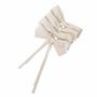 Table linen - Velvet bows Alabaster Bows - 4 pieces - ROSEBERRY HOME