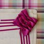 Linge de table textile - Arcs de velours Fuchsia Bows - 6 pièces - ROSEBERRY HOME