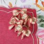Table linen - Napkin rings Pink Bows - 4 pieces - ROSEBERRY HOME