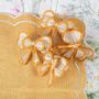 Table linen - Napkin rings Yellow Bows - 4 pieces - ROSEBERRY HOME