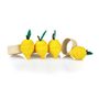 Linge de table textile - Ronds de serviette Lemon Rings - 4 pièces - ROSEBERRY HOME