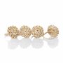 Table linen - Napkin rings Beige Flower Rings - 4 pieces - ROSEBERRY HOME