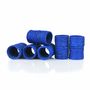 Linge de table textile - Ronds de serviette Blue Rings - 6 pièces - ROSEBERRY HOME