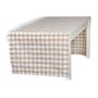 Linge de table textile - La tapis de table Beige Gingham - 50 cm x 150 cm - ROSEBERRY HOME