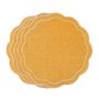 Linge de table textile - Brodé Sets de table Yellow Petali - 4 pièces - ROSEBERRY HOME
