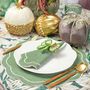 Linge de table textile - Brodé Sets de table Green Petali - 4 pièces - ROSEBERRY HOME