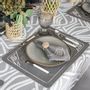Linge de table textile - Brodé Sets de table Infinity - 6 pièces - ROSEBERRY HOME