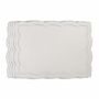Linge de table textile - Brodé Sets de table Silver Onde - 4 pièces - ROSEBERRY HOME