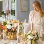 Linge de table textile - Brodé Sets de table Golden Stars - 6 pièces - ROSEBERRY HOME
