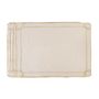 Linge de table textile - Brodé Sets de table Golden Bows - 4 pièces - ROSEBERRY HOME