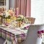 Linge de table textile - Brodé Sets de table Golden Bows - 4 pièces - ROSEBERRY HOME