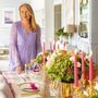 Linge de table textile - Brodé Sets de table Golden Bows - 4 pièces - ROSEBERRY HOME