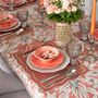 Sets de table - Brodé Sets de table Rust Onde - 6 pièces - ROSEBERRY HOME