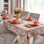 Sets de table - Brodé Sets de table Rust Onde - 6 pièces - ROSEBERRY HOME