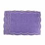 Linge de table textile - Brodé Sets de table Purple Onde - 4 pièces - ROSEBERRY HOME