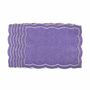 Linge de table textile - Brodé Sets de table Purple Onde - 6 pièces - ROSEBERRY HOME