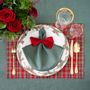 Linge de table textile - Sets de table Red Tartan - 6 pièces - ROSEBERRY HOME