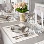 Linge de table textile - Sets de table Beige Gingham - 4 pièces - ROSEBERRY HOME