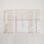Table linen - Acrylic coated placemats Beige Symphony - 4 pieces - ROSEBERRY HOME
