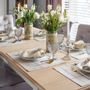 Linge de table textile - Acrylic coated Sets de table Beige Symphony - 6 pièces - ROSEBERRY HOME
