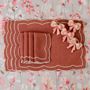 Linge de table textile - Brodé Serviette de tables Rust Onde - 6 pièces - ROSEBERRY HOME