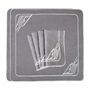 Table linen - Embroidered Napkins Infinity - 6 pieces - ROSEBERRY HOME