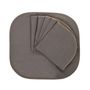 Linge de table textile -  Serviette de tables Royal Fango - 4 pièces - ROSEBERRY HOME