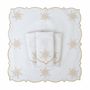 Table linen - Embroidered Napkins Golden Stars - 4 pieces - ROSEBERRY HOME