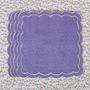 Table linen - Embroidered Napkins Purple Petali - 4 pieces - ROSEBERRY HOME