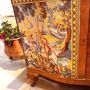 Wardrobe - Antique dresser with vintage handmade tapestry  embroider - VLADA DIZIK KOSHKIN DOM