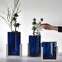Verre d'art - Vases triptyque ROARING FORTIES - sculpture florale - AURORE BOUTER