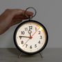 Horloges - Rétro Lumineux : Réveils Usine avec Lumière LED Snooze - Diam 11 cm - CLOUDNOLA