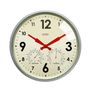 Clocks - Weather-Resistant Outdoor Clock with Hygrometer + Temp - Diam 30 cm - CLOUDNOLA