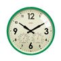 Clocks - Weather-Resistant Outdoor Clock with Hygrometer + Temp - Diam 30 cm - CLOUDNOLA