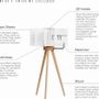 Clocks - Besonder NRH Standing Clock Mini - Hourly Slow Rotating Wooden Design - BEAMALEVICH