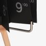 Clocks - Besonder NRH Standing Clock Mini - Hourly Slow Rotating Wooden Design - BEAMALEVICH