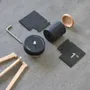 Horloges - Mini horloge debout Besonder NRH, design en bois à rotation lente - BEAMALEVICH
