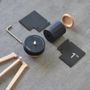 Clocks - Besonder NRH Standing Clock Mini - Hourly Slow Rotating Wooden Design - BEAMALEVICH