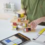 Decorative objects - HOUSE of Mondrian Construction Toy - Wood, Metal & Magnets - BEAMALEVICH