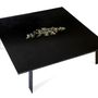 Decorative objects - PYRITE granite and pyrites coffee table. - ATELIER H
