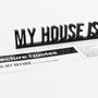 Decorative objects - My House is My Refuge 3D Architecture Decor Quote - Luìs Barragán - BEAMALEVICH
