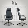 Office seating - Pocatello Office Chair - Black - VIBORR