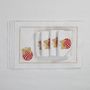 Linge de table textile - Brodé Sets de table Christmas Bauble Panama - 6 pièces - ROSEBERRY HOME