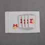 Table linen - Embroidered Placemats Jingle Bells Mirha - 4 pieces - ROSEBERRY HOME