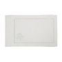 Table linen - Embroidered Placemats Mistletoe Silverline - 4 pieces - ROSEBERRY HOME
